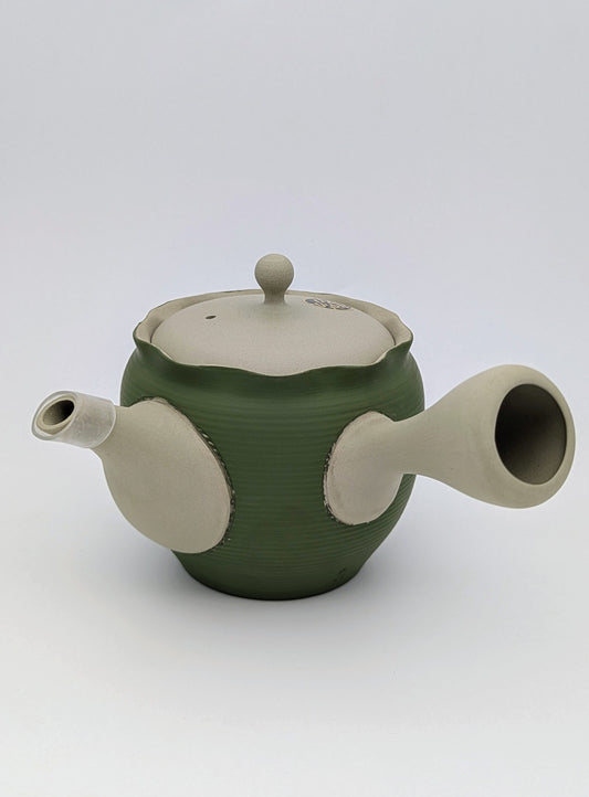 Handmade Japanese kyusu teapot Tokoname