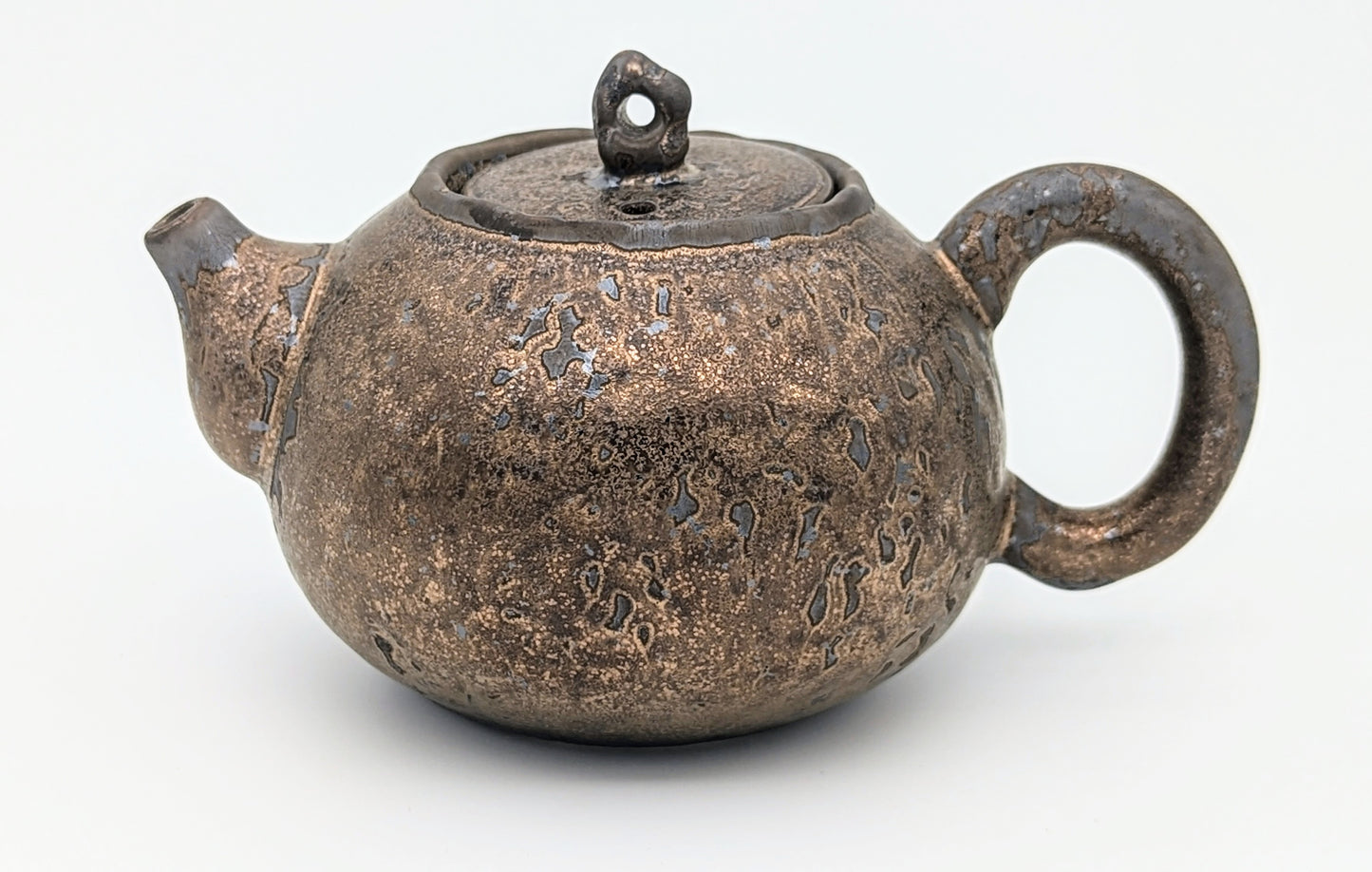 Rust glazed teapot