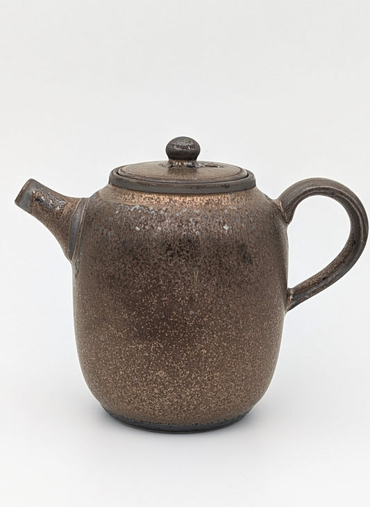 Rust glazed teapot