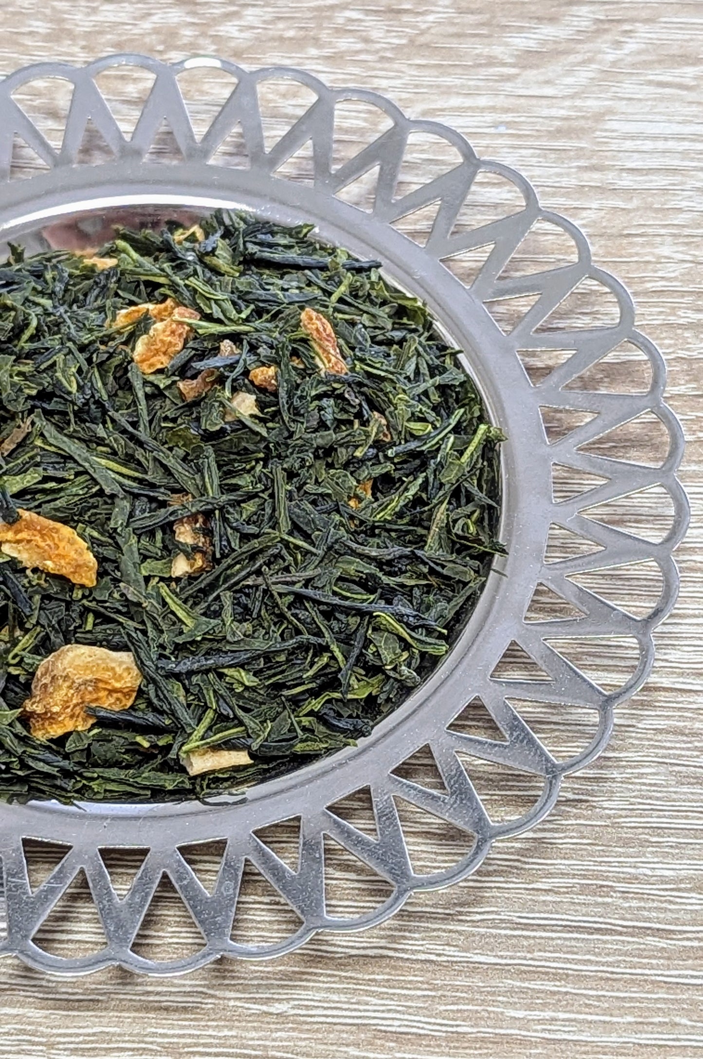 Japanese sencha with organic yuzu peels